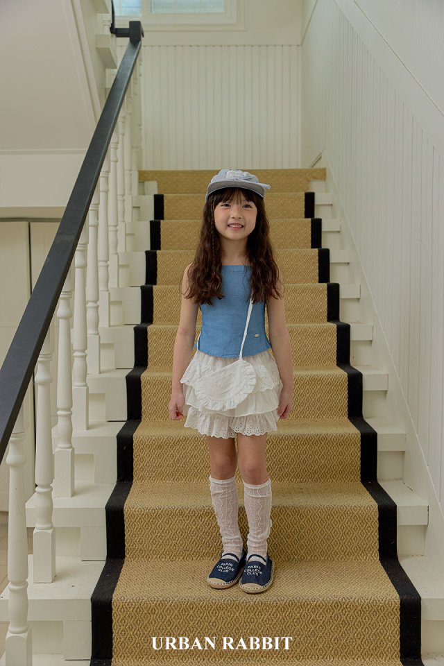 Urban Rabbit - Korean Children Fashion - #prettylittlegirls - Denim Sleeveless - 2