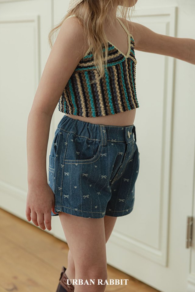 Urban Rabbit - Korean Children Fashion - #prettylittlegirls - Micro Short Denim Pants - 6