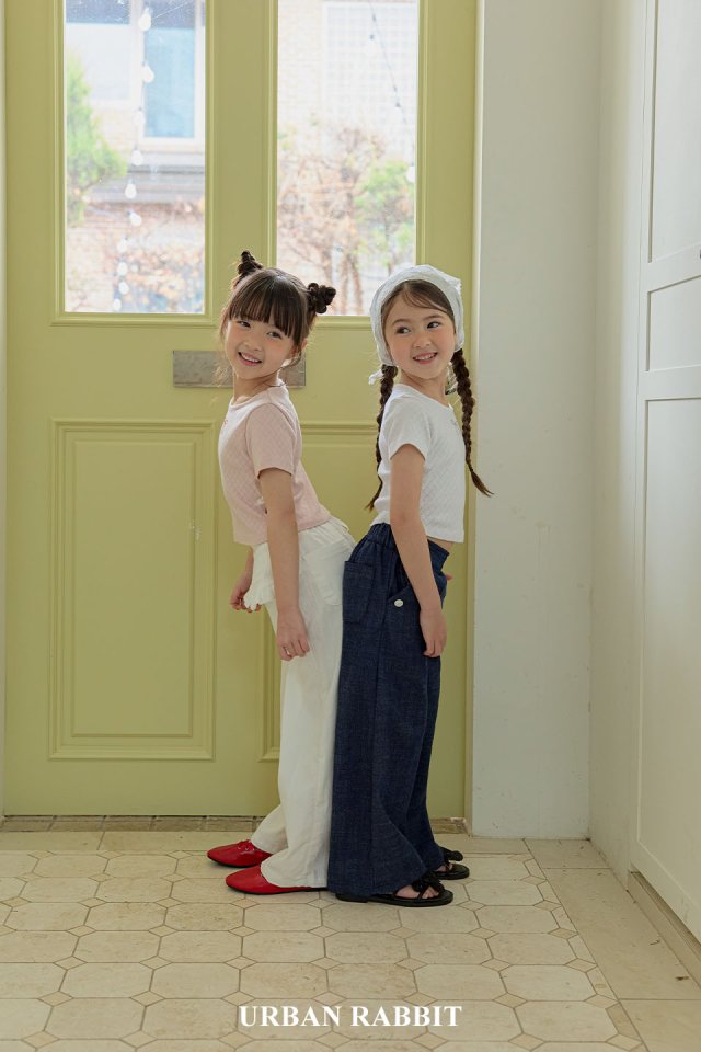 Urban Rabbit - Korean Children Fashion - #stylishchildhood - Resort Button Pants - 8