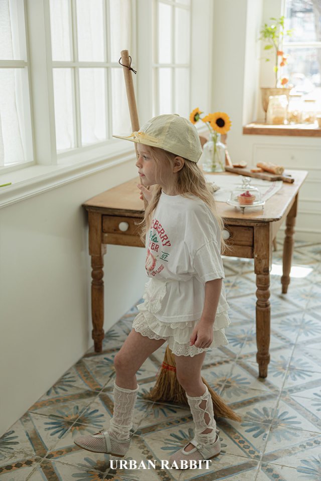Urban Rabbit - Korean Children Fashion - #toddlerclothing - Strawberry Box Tee - 4