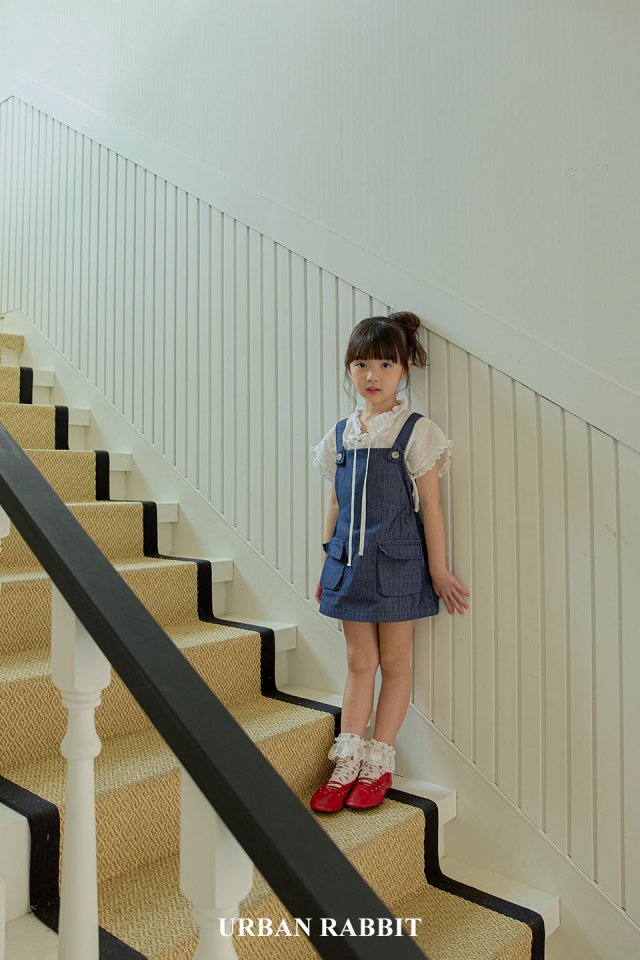 Urban Rabbit - Korean Children Fashion - #stylishchildhood - Scallop Lace Blouse - 9