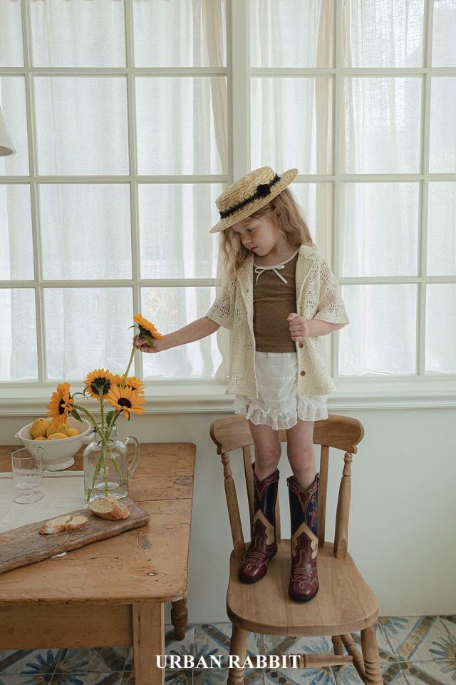 Urban Rabbit - Korean Children Fashion - #stylishchildhood - Crochet Summer Shirt