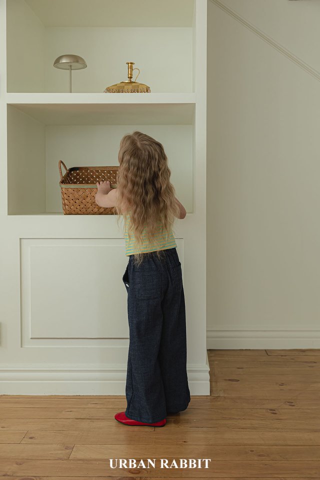 Urban Rabbit - Korean Children Fashion - #toddlerclothing - Resort Button Pants - 7