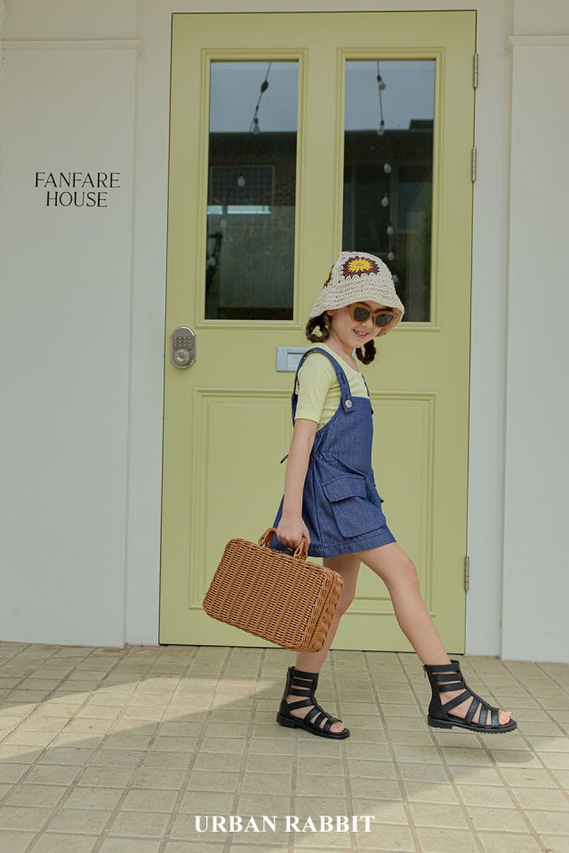Urban Rabbit - Korean Children Fashion - #toddlerclothing - Daily Denim One-piece - 2