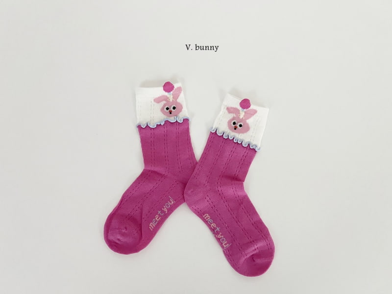 V Bunny - Korean Children Fashion - #Kfashion4kids - Oh Rabbit Socks Set - 7