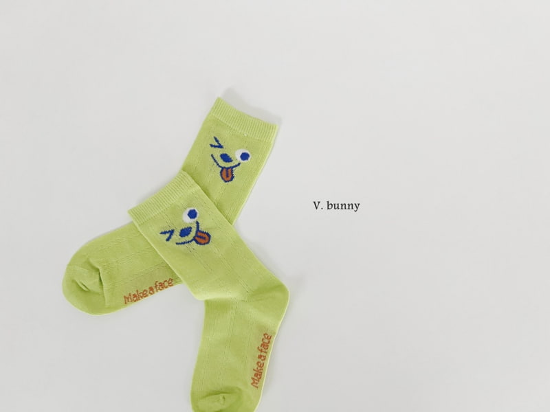 V Bunny - Korean Children Fashion - #Kfashion4kids - Things Socks Set - 5