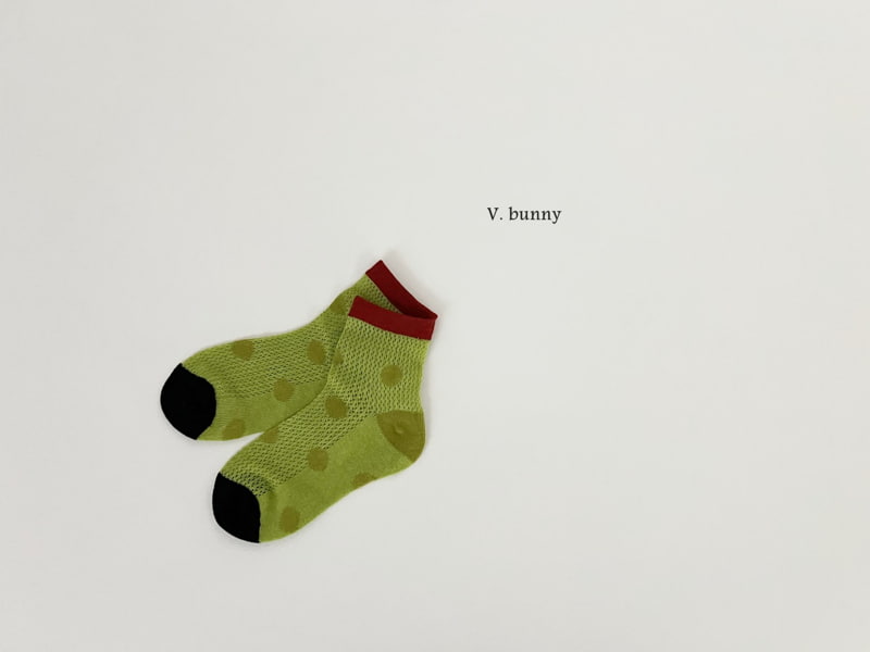 V Bunny - Korean Children Fashion - #childofig - Short Socks Set - 8