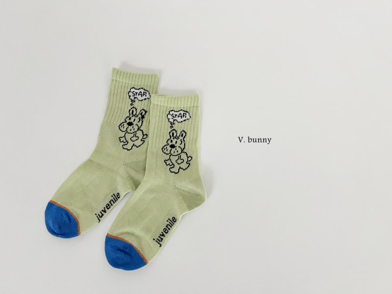 V Bunny - Korean Children Fashion - #childofig - Great Socks Set - 7
