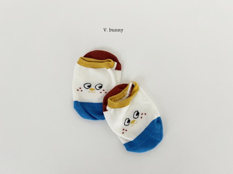 V Bunny - Korean Children Fashion - #childofig - Hamburger Socks Set - 6