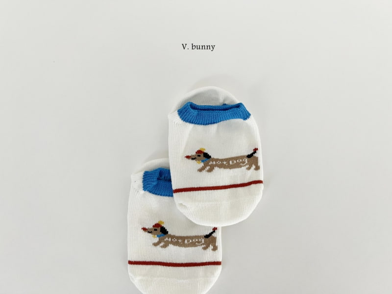 V Bunny - Korean Children Fashion - #childrensboutique - Hamburger Socks Set - 7