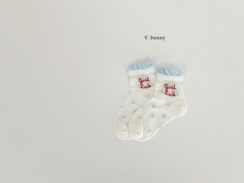 V Bunny - Korean Children Fashion - #designkidswear - Good Luck Socks Set - 4