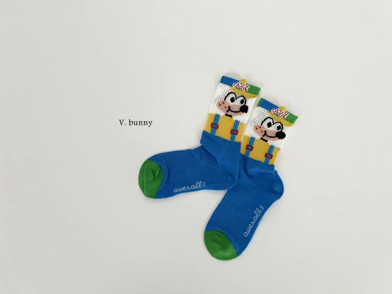 V Bunny - Korean Children Fashion - #discoveringself - Fork Socks Set - 4