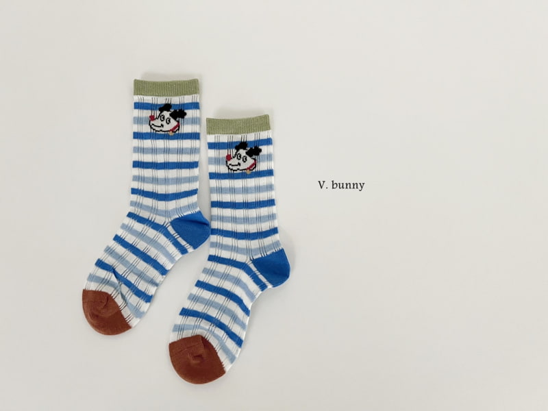 V Bunny - Korean Children Fashion - #kidsshorts - Merong Socks Set - 5