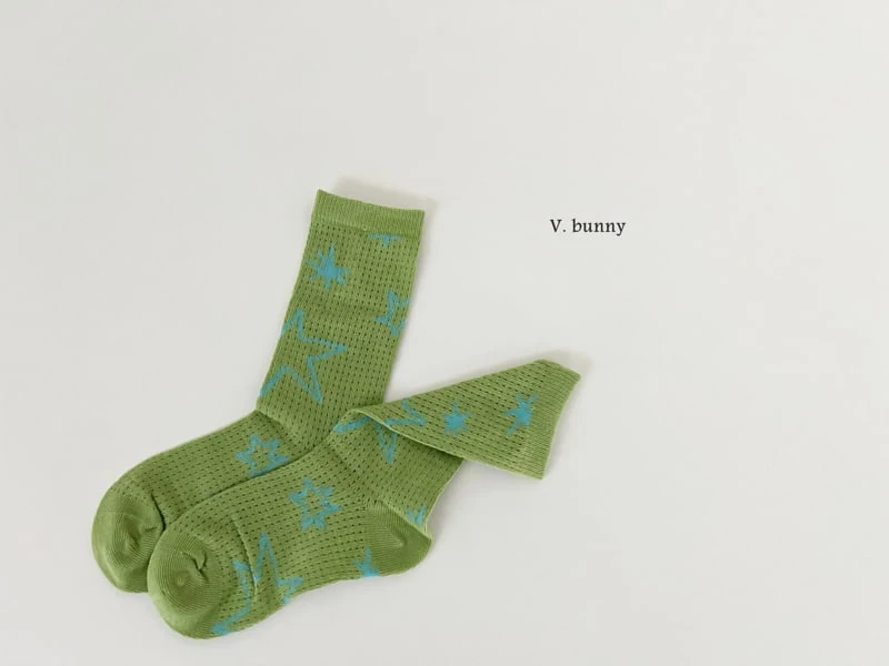 V Bunny - Korean Children Fashion - #kidsshorts - Fork Socks Set - 5