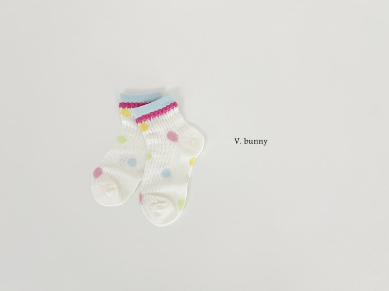 V Bunny - Korean Children Fashion - #kidsstore - Good Luck Socks Set - 7