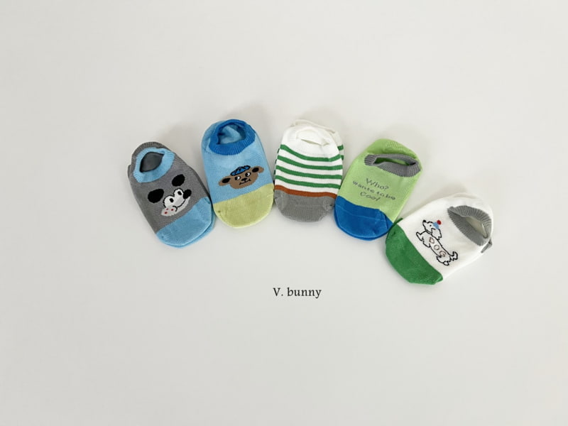 V Bunny - Korean Children Fashion - #kidsstore - Hoohoo Socks Set - 2