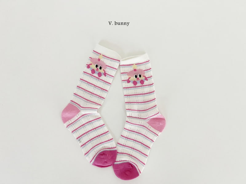 V Bunny - Korean Children Fashion - #kidzfashiontrend - Oh Rabbit Socks Set - 6
