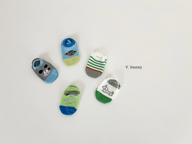 V Bunny - Korean Children Fashion - #kidzfashiontrend - Hoohoo Socks Set - 3