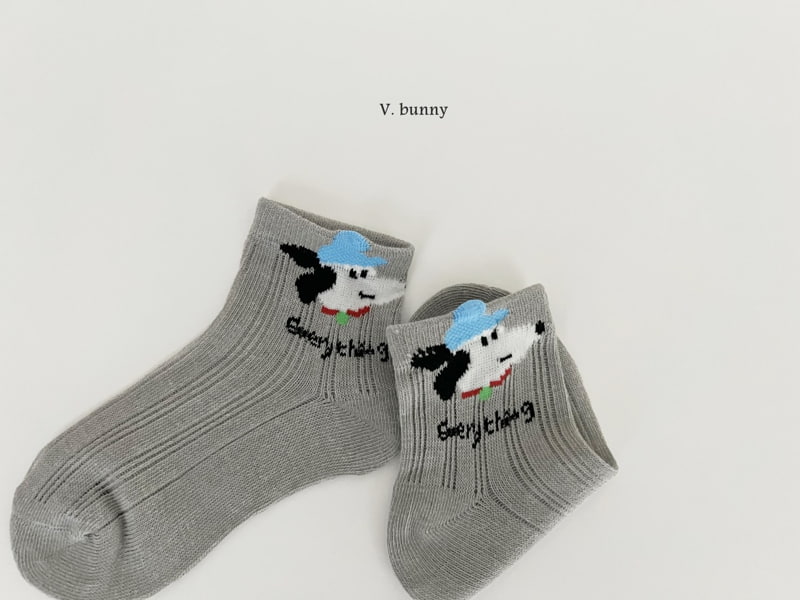 V Bunny - Korean Children Fashion - #littlefashionista - Relax Socks Set - 7
