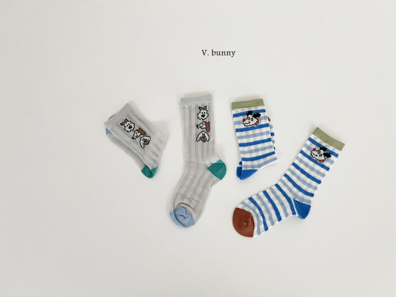 V Bunny - Korean Children Fashion - #magicofchildhood - Merong Socks Set - 10