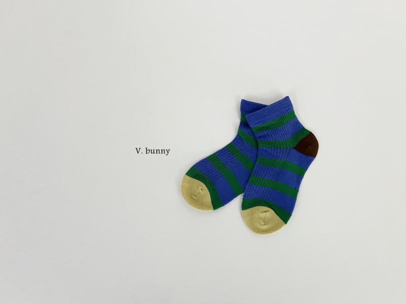 V Bunny - Korean Children Fashion - #minifashionista - Short Socks Set - 4