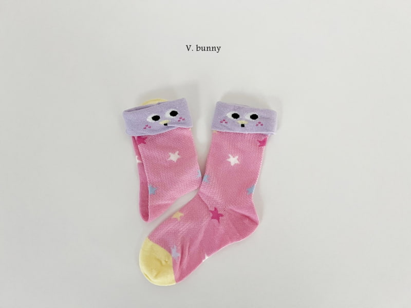 V Bunny - Korean Children Fashion - #prettylittlegirls - Carrot Mouse Socks Set - 7