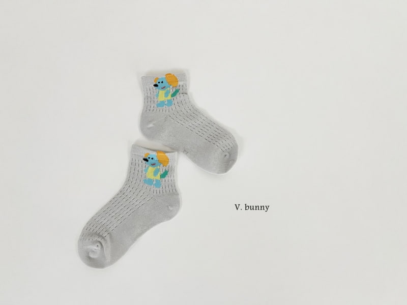 V Bunny - Korean Children Fashion - #prettylittlegirls - Star Puppy Socks Set - 7
