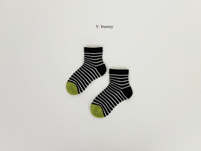 V Bunny - Korean Children Fashion - #stylishchildhood - Short Socks Set - 7