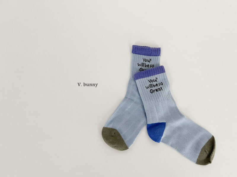 V Bunny - Korean Children Fashion - #prettylittlegirls - Great Socks Set - 4
