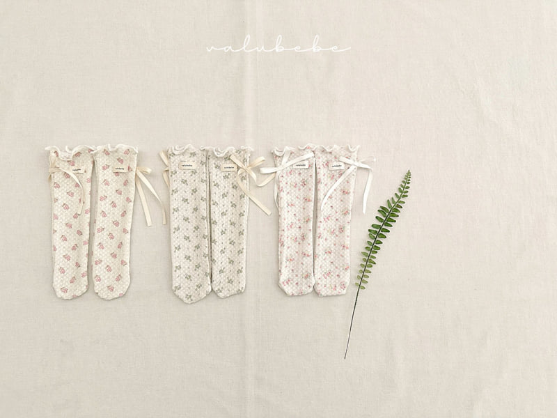 Valu Bebe - Korean Baby Fashion - #babyboutique - Mali Flower Socks - 10