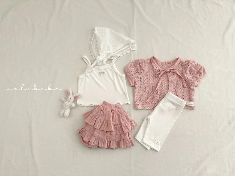 Valu Bebe - Korean Baby Fashion - #babyboutique - Bebe Summer Rib Leggings 2 - 6
