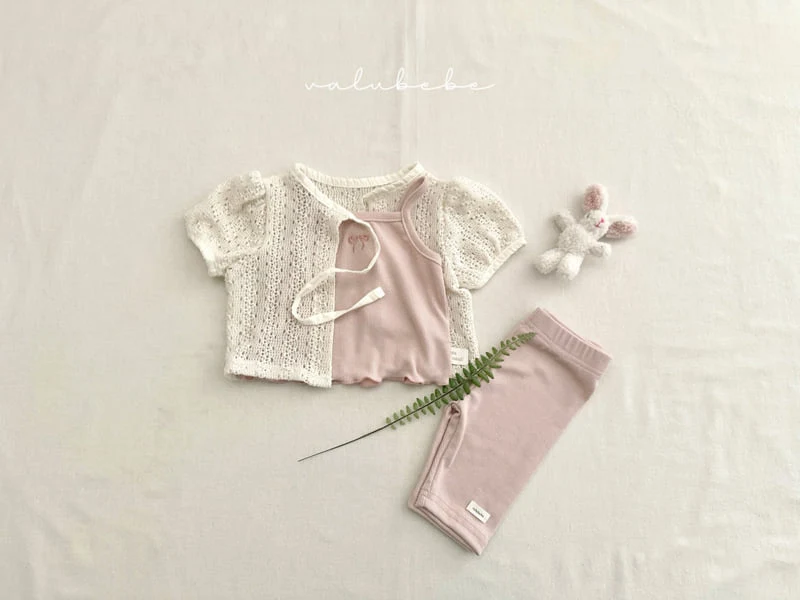 Valu Bebe - Korean Baby Fashion - #babyboutique - Kids Summer Rib Leggings 2 - 5