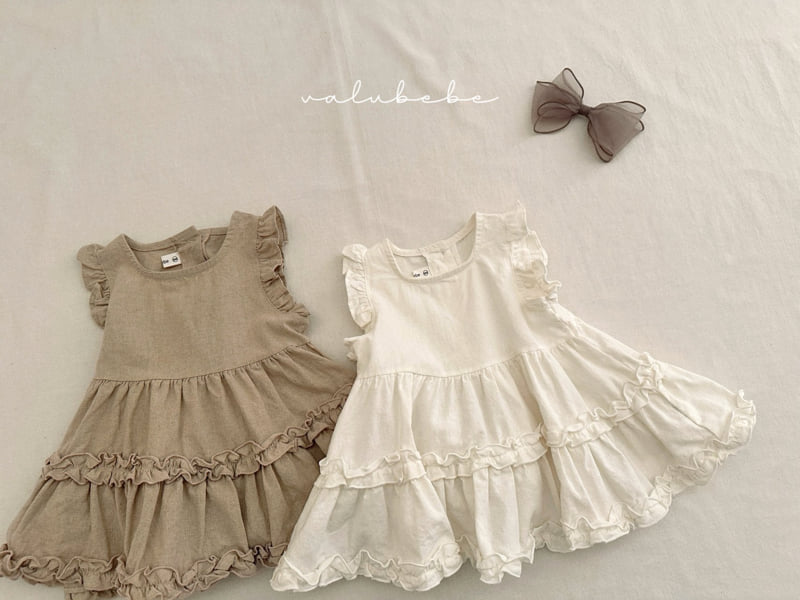 Valu Bebe - Korean Baby Fashion - #babyboutique - Kids Emma Frill One-piece - 12