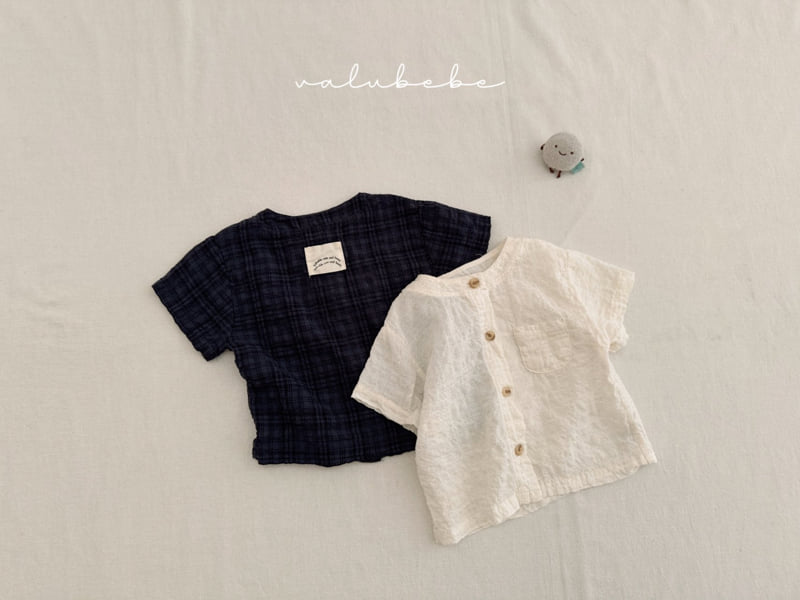 Valu Bebe - Korean Baby Fashion - #babyboutique - Kids Wrinkle Henley Neck Shirt