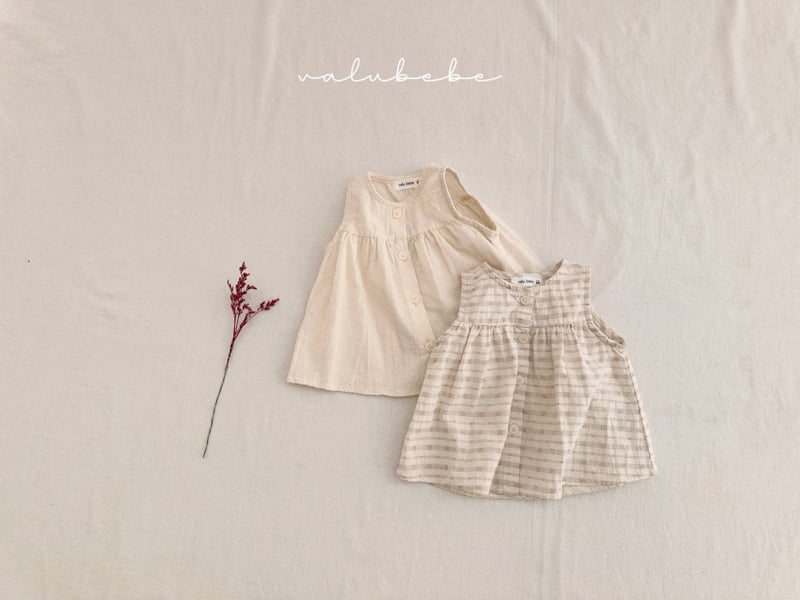 Valu Bebe - Korean Baby Fashion - #babyboutique - Natural Blouse 2