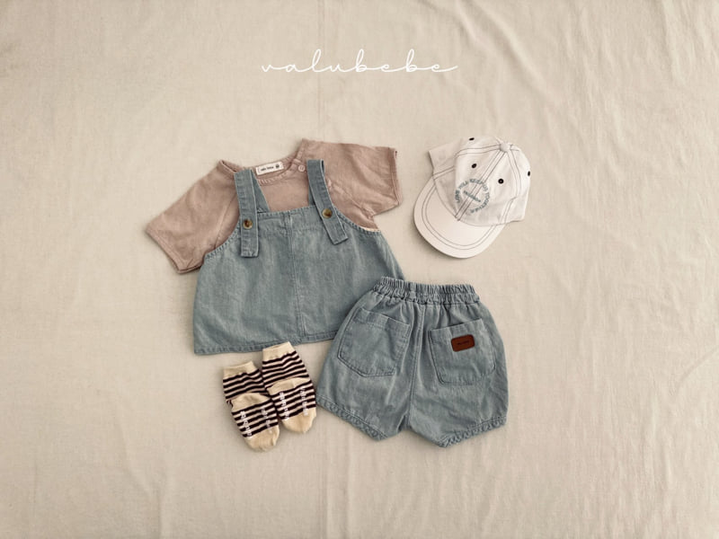 Valu Bebe - Korean Baby Fashion - #babyboutique - Kids Basic Side Short Tee 2 - 8