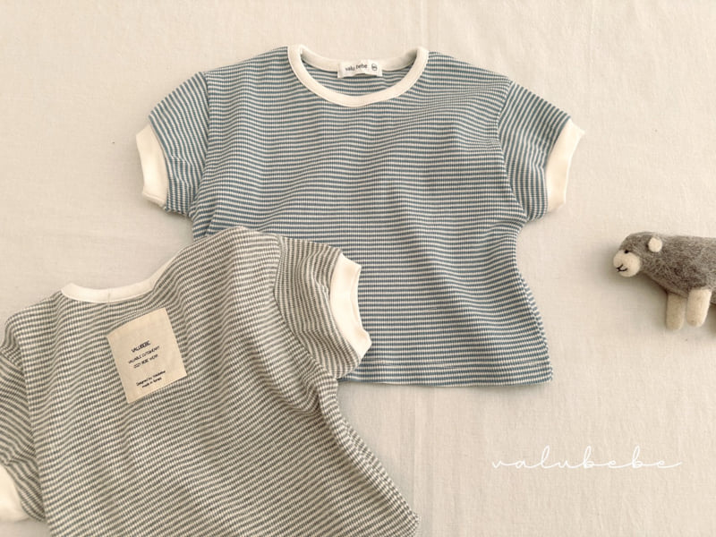Valu Bebe - Korean Baby Fashion - #babyboutique - Bebe Nature Stripe Tee 2 - 12