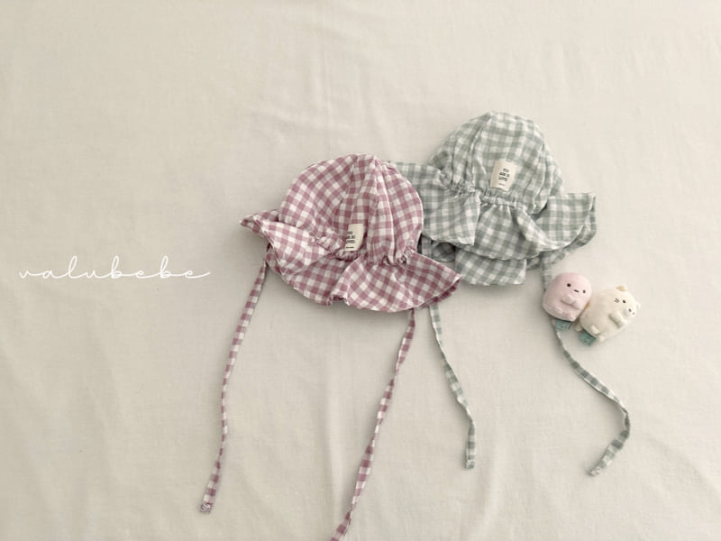 Valu Bebe - Korean Baby Fashion - #babyboutique - Sugar Check Bucket Hat - 7