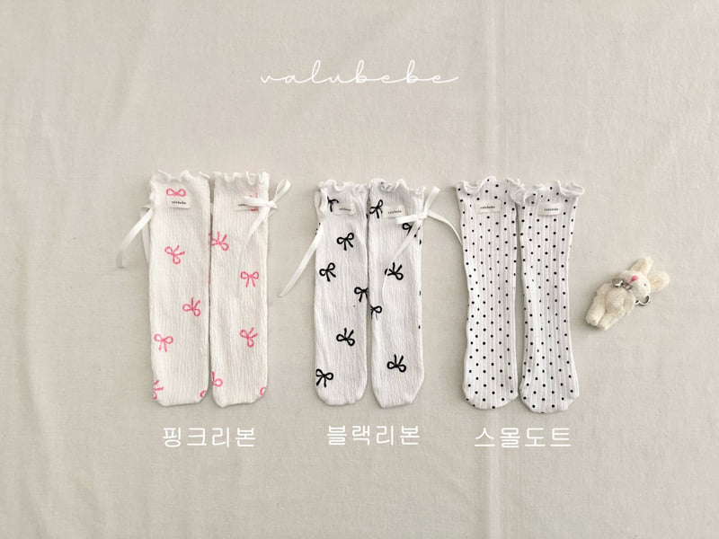 Valu Bebe - Korean Baby Fashion - #babyboutique - Ribbon Socks - 8