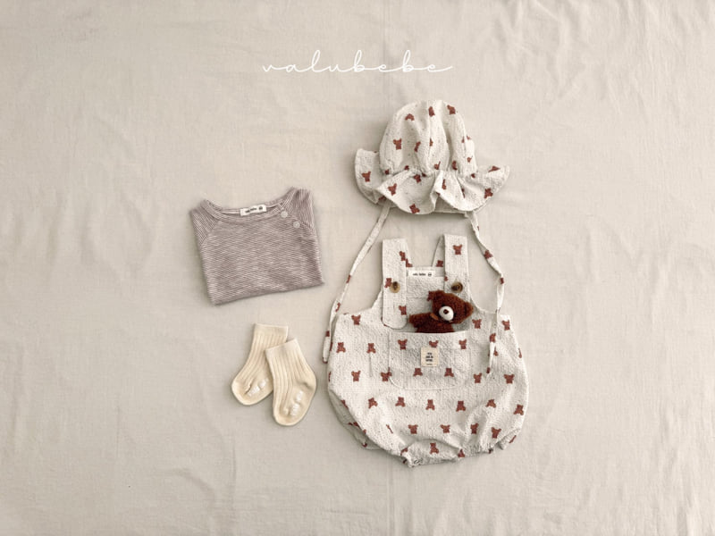 Valu Bebe - Korean Baby Fashion - #babyboutique - Mini Bear Overalls Suit - 6