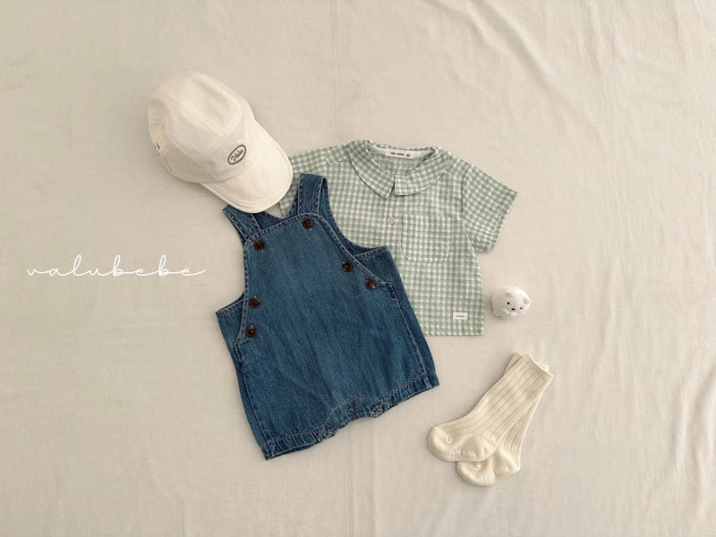 Valu Bebe - Korean Baby Fashion - #babyboutique - Kids Haru Check Shirt