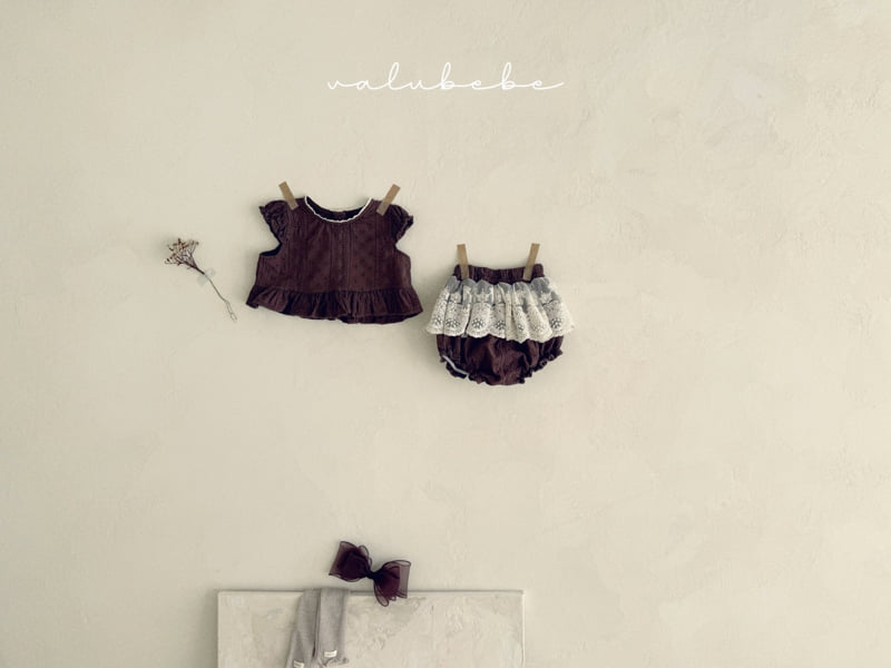 Valu Bebe - Korean Baby Fashion - #babyboutique - Bebe Frill Cap Blouse - 4