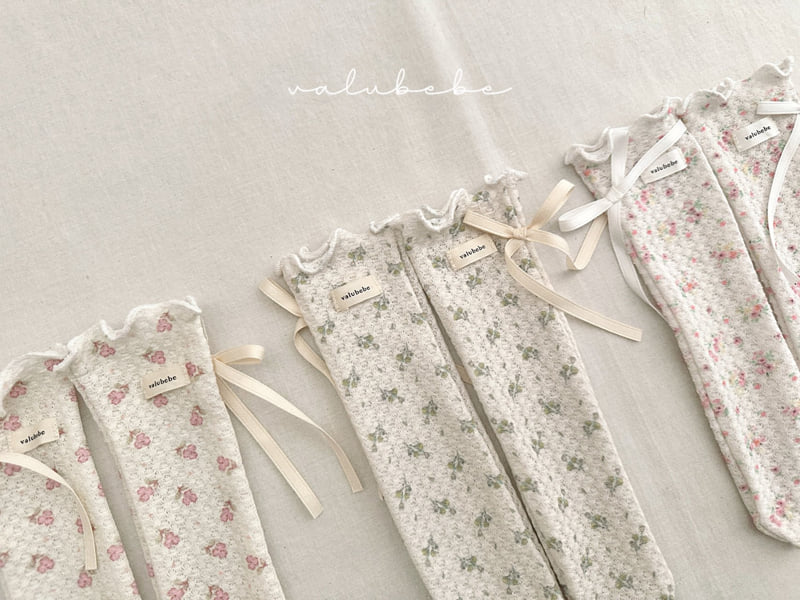 Valu Bebe - Korean Baby Fashion - #babyboutiqueclothing - Mali Flower Socks - 11
