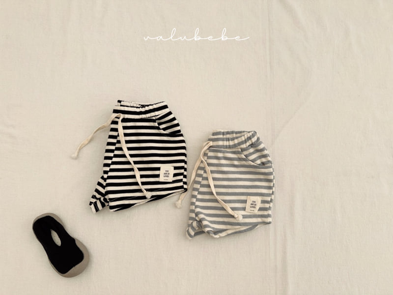 Valu Bebe - Korean Baby Fashion - #babyboutiqueclothing - Bebe Stripe Pocket Pants - 6