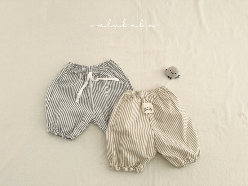 Valu Bebe - Korean Baby Fashion - #babyboutiqueclothing - Kids Striped Banding Pants
