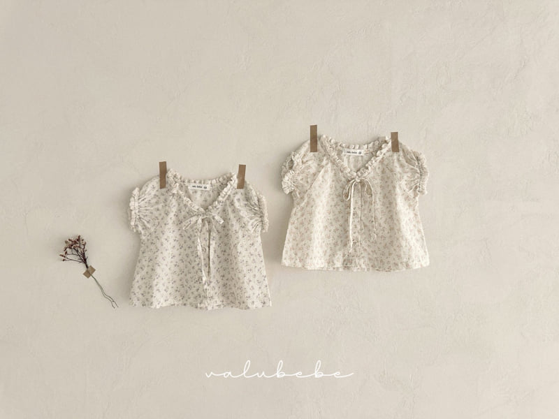 Valu Bebe - Korean Baby Fashion - #babyboutiqueclothing - Kids Flora Open Blouse