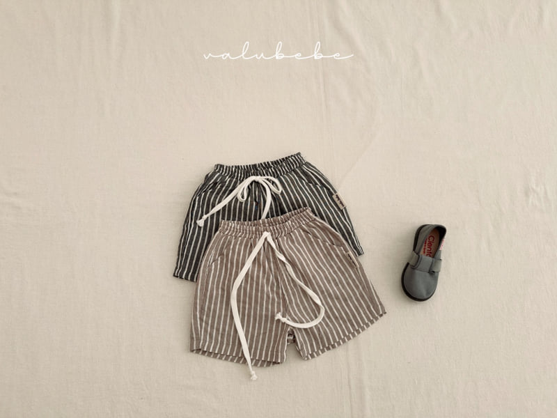 Valu Bebe - Korean Baby Fashion - #babyboutiqueclothing - Bebe Cabin Stripe Pants - 12