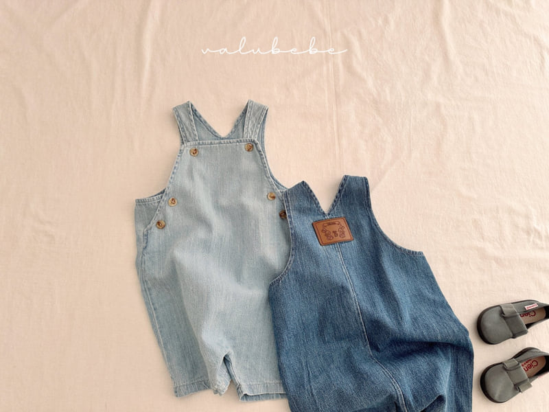 Valu Bebe - Korean Baby Fashion - #babyboutiqueclothing - Denim Overalls Pants