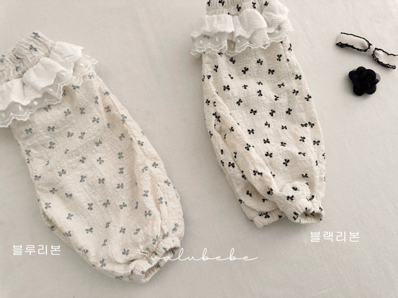 Valu Bebe - Korean Baby Fashion - #babyboutiqueclothing - Bebe Baby Ribbon Lace Pants - 12