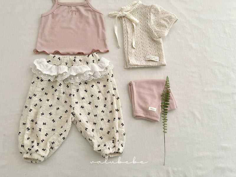Valu Bebe - Korean Baby Fashion - #babyboutiqueclothing - Kids Baby Ribbon Lace Pants - 11